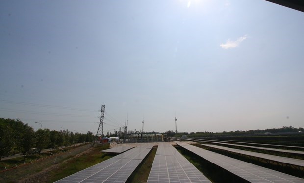 Inauguration de la première centrale solaire du delta du Mékong